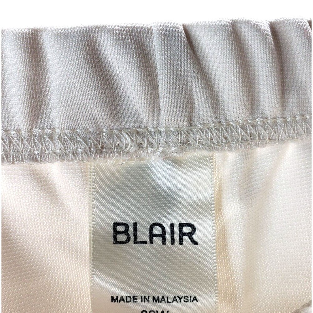 Blair NEW Womens Ponte Pants Size 34W Ivory Pockets Inseam 30 Pull On Plus - Picture 5 of 7